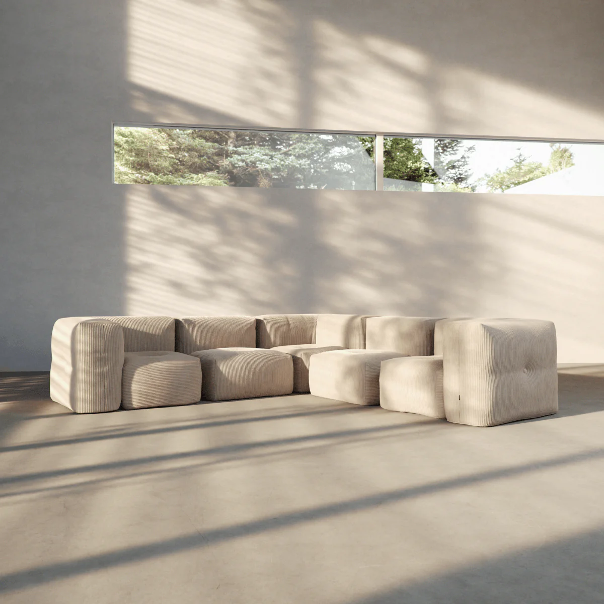 sackit Soft Sofa Indoor - 5 Seater Corner Sofa