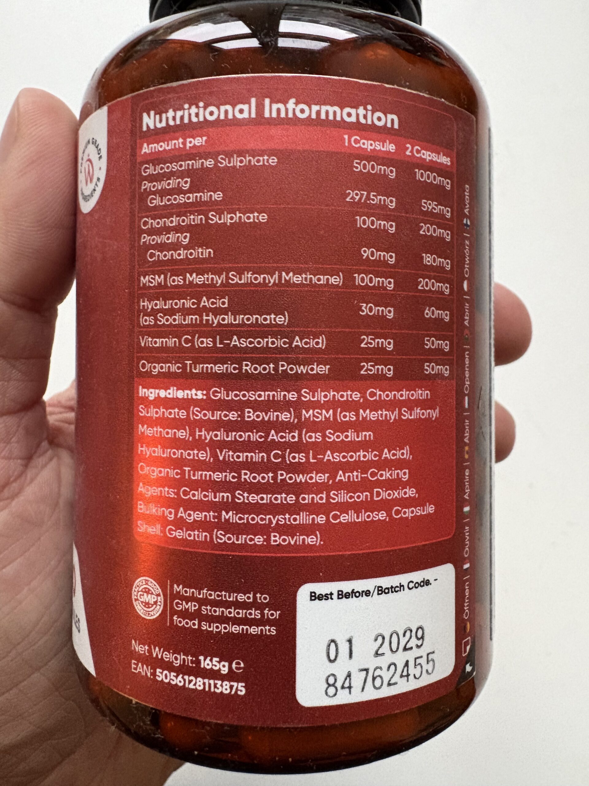 weightworld-glucosamin-chondroitin-msm-information