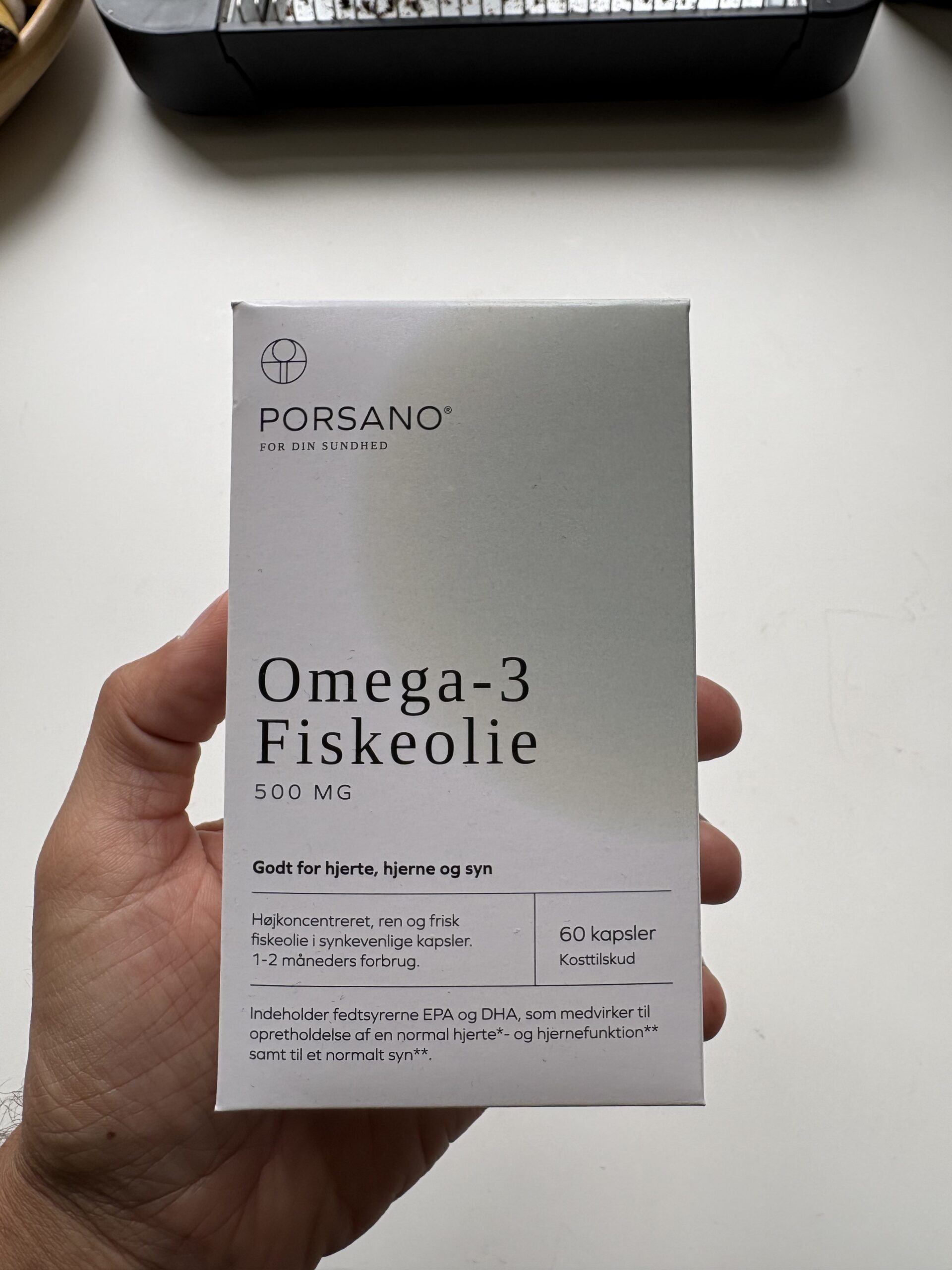 Porsano Omega-3 Fiskeolie - Pakke