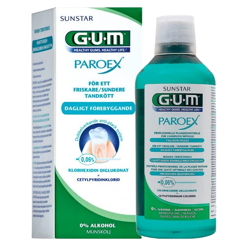 GUM-Paroex-Mundskyl-0,06%-Klorhexidin-(500 ml)